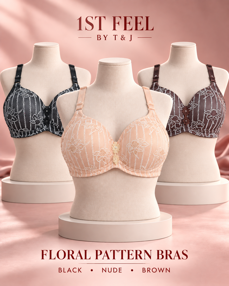FLORAL PATTERN BRA